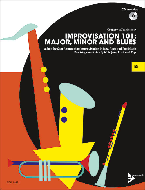 YASINITSKY G.W. - IMPROVISATION 101 MAYOR MINOR ANS BLUES INST.SIB