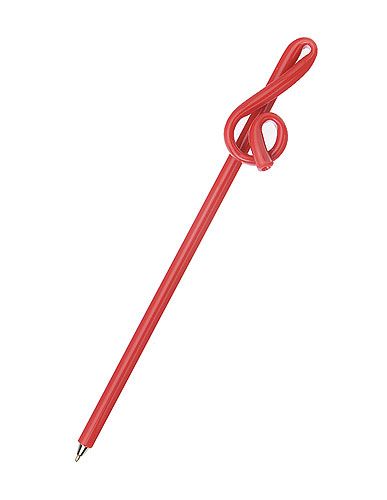 REGALO- BOLIGRAFO CLAVE DE SOL ROJO