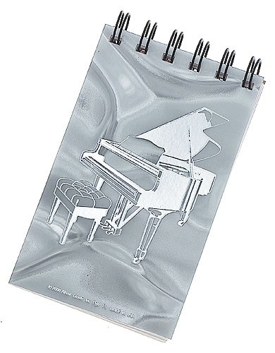REGALO- BLOCK NOTAS  CON RELIEVE PIANO (8X13CM)