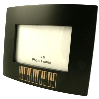 REGALO - MARCO FOTOGRAFICO NEGRO CON DIBUJO DE TECLADO