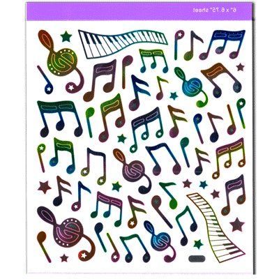 REGALO - PEGATINAS DE NOTAS E INSTRUMENTOS MUSICALES