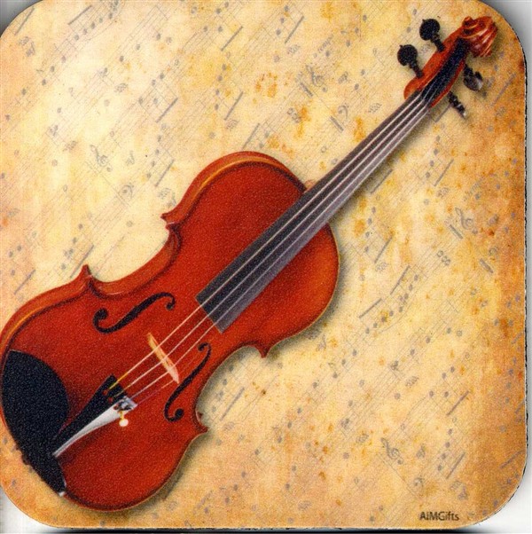 REGALO- POSA VASOS VIOLIN