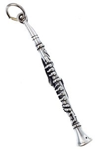 REGALO - COLGANTE DE CLARINETE (PLATA)