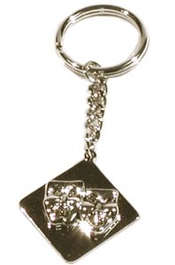 REGALO - LLAVERO MASCARAS (COMEDIA/TRAGEDIA) PLATA
