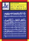 LESTER J. - ENFOQUES ANALITICOS DE LA MUSICA DEL SIGLO XX