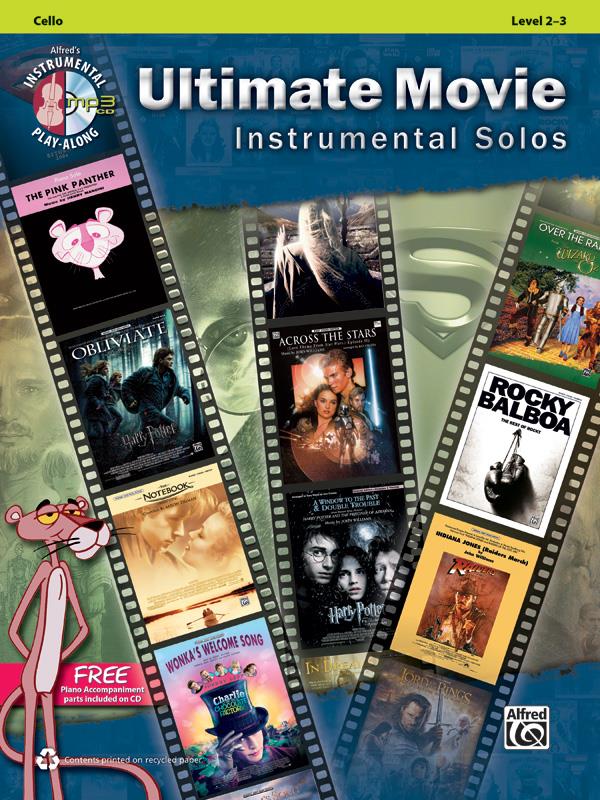 ALBUM. - ULTIMATE MOVIE INSTRUMENTAL SOLOS LEVEL 2-3 cello+CD