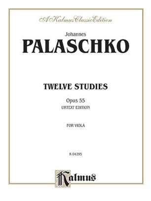 PALASCHKO - 12 ESTUDIOS OPUS 55 VIOLA