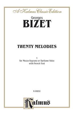 BIZET G. - MELODIAS MEZZOSOPRANO- BARITONO (20)