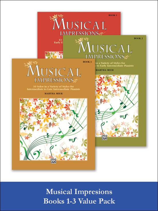 MIER M. - MUSICAL IMPRESSIONS 1-3 (PACK)