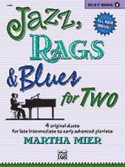 MIER M. - JAZZ , RAGS & BLUES FOR TWO V. 4 PIANO DUET