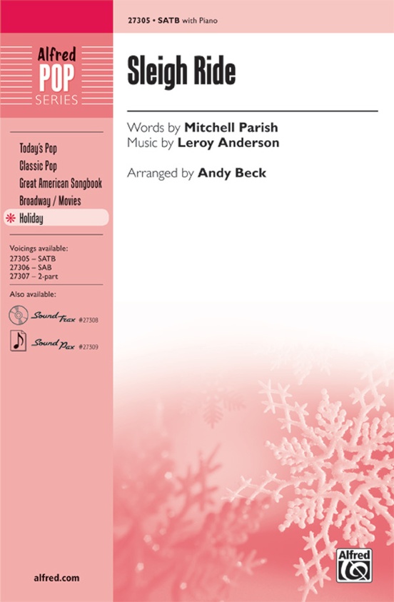 ANDERSON /BECK /PARIS - SLEIGH RYDE CORO SATB