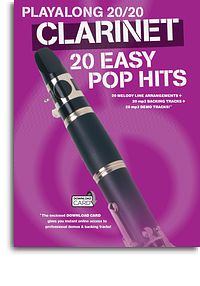 ALBUM - PLAYALONG 20/20 CLARINET -20 EASY POP HITS CD