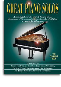 ALBUM - GREAT PIANO SOLOS - THE CLASSICAL BOOK