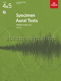 SPECIMEN AURAL TESTS GRADES 4/5  (DESDE 2011 )  +2 CD