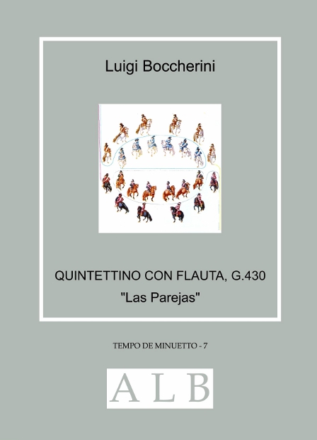 BOCCHERINI L. - QUINTETINO CON FLAUTA G430 "LAS PAREJAS"