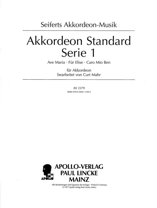 ALBUM - ACORDEON STANDAR SERIE V.1 MELODIAS FAMOSAS