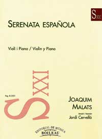 MALATS J. - SERENATA ESPAÑOLA VIOLIN