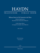 HAYDN J. - MISA BREVE SAN JUAN DE DIOS Hob. XXII:7 "Little Organ Mas" CORO FEMENINO