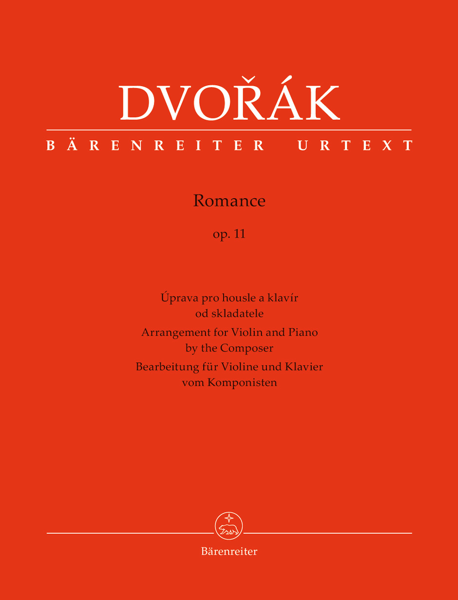 DVORAK A. - ROMANCE OP.11 URTEXT - VIOLIN Y PIANO