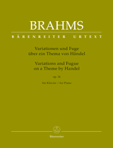 BRAHMS J. - VARIACIONES Y FUGA SOBRE TEMA DE HANDEL OP.24