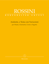 ROSSINI G. - INTRODUCCION TEMA Y VARIACIONES FL, CL, TA. FG.