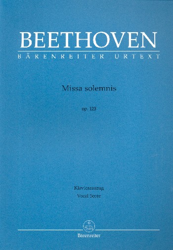BEETHOVEN L.V. - MISA SOLEMNE OP.123 URTEXT