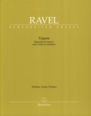 RAVEL M. - TZIGANE RAPSODIA DE CONCIERTO PARA VIOLIN Y ORQUESTA