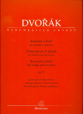 DVORAK A. - CONCIERTO LAm OP53 URTEXT VIOLIN