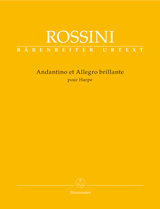 ROSSINI G. - ANDANTINO ET ALLEGRO BRILLLANTE ARPA URTEXT