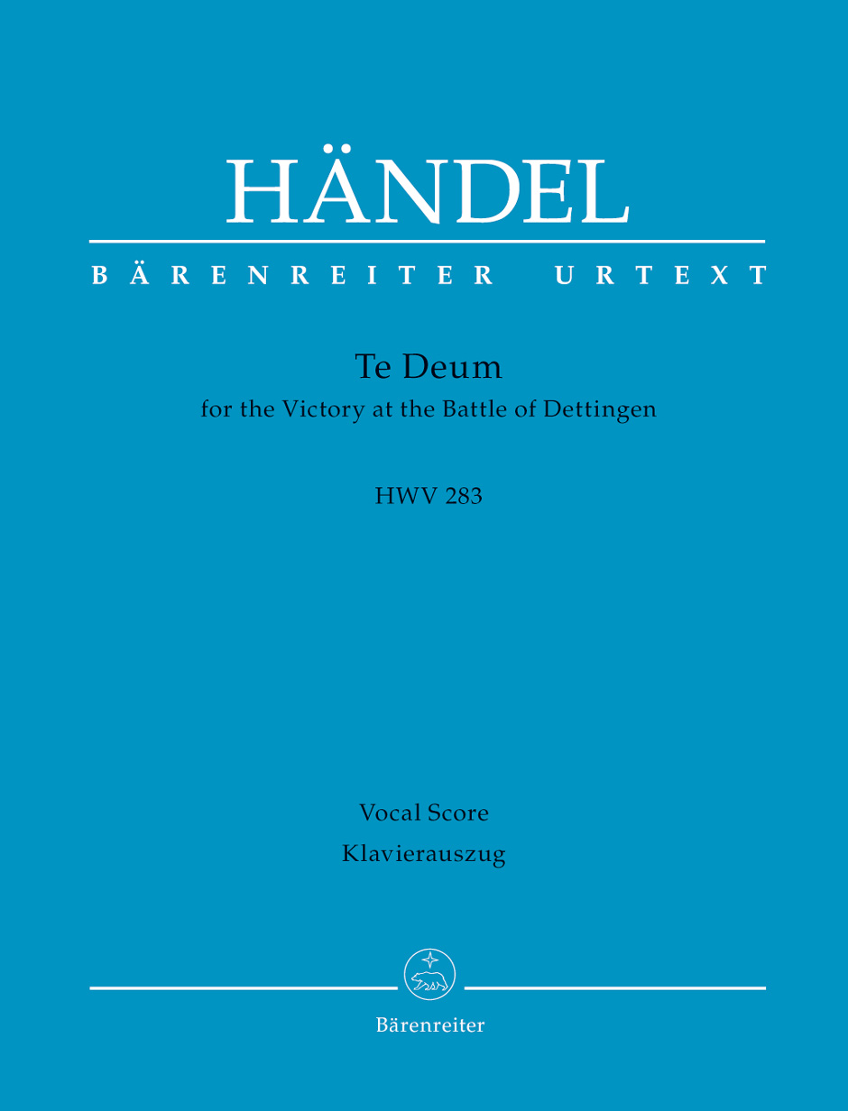 HANDEL G.F. - TE DEUM HWV283 URTEXT