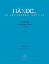 HANDEL G.F.- TE DEUM SIM HWV281 CANONS URTEXT