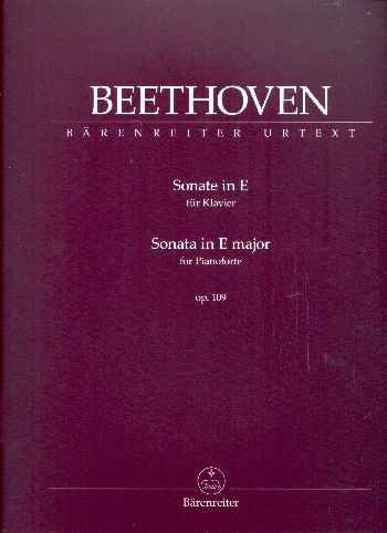 BEETHOVEN L.V. - SONATA MIM OP.109 URTEXT