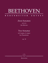 BEETHOVEN L.V. - SONATAS OP.14 (2) MIM Y SOLM URTEXT