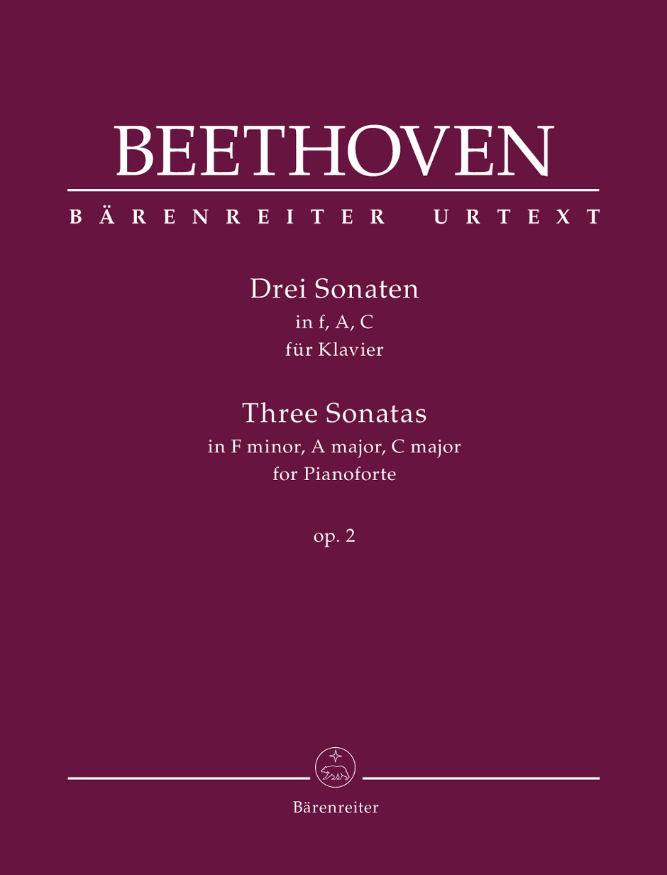 BEETHOVEN L.V. - SONATAS OP.2 , 1/3(FAm , LAM , DOM)
