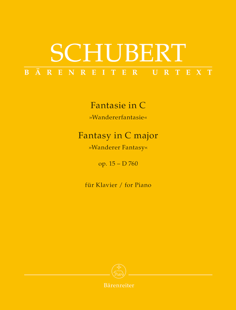 SCHUBERT. - FANTASIA DO M OP.15 (D760) - PIANO -