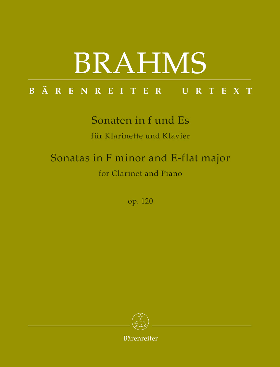 BRAHMS J. - SONATAS OP.120 FAM-MIibM CLARINETE URTEXT