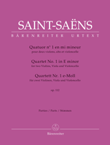 SAINT SAENS C. - CUARTETO CUERDA Nº 1 OP.112 URTEXT
