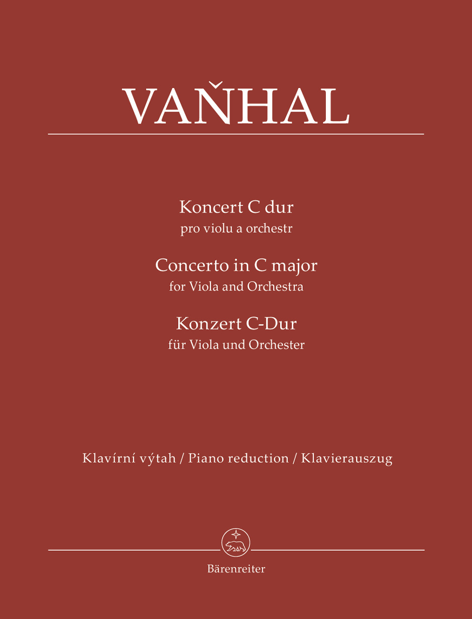 VANHAL J.B. - CONCIERTO VIOLA DOM URTEXT