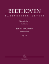 BEETHOVEN L.V. - SONATA DO M OP.111 - URTEXT