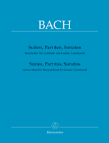 BACH J.S. - SUITES PARTITAS Y SONATAS TRANSCRITAS PARA CLAVE