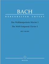 BACH J.S. - CLAVE BIEN TEMPERADO V.1 URTEXT - BWV.846/869