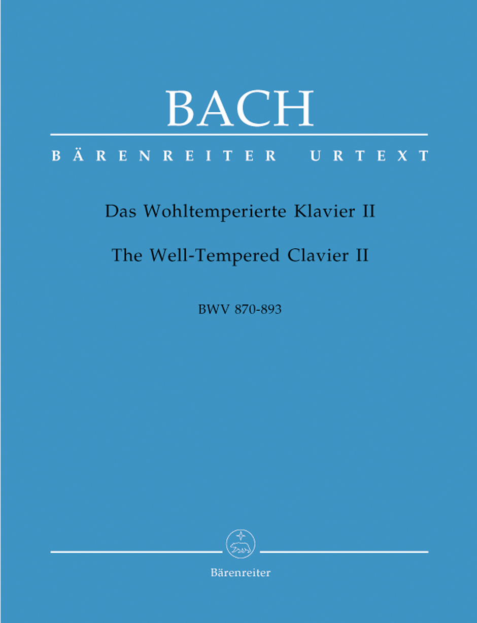 BACH J.S. - CLAVE BIEN TEMPERADO V.2 URTEXT - BWV.870-893