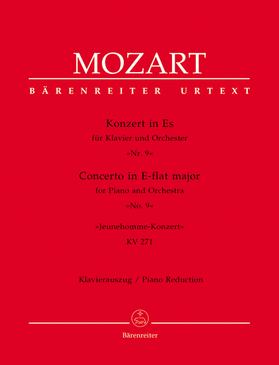 MOZART W.A. - CONCIERTO Nº9 MIb M URTEXT - KV.271