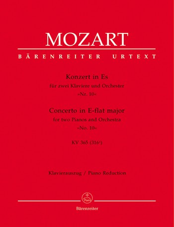 MOZART W.A. - CONCIERTO Nº10 MIb M PARA 3 PIANOS - KV.365
