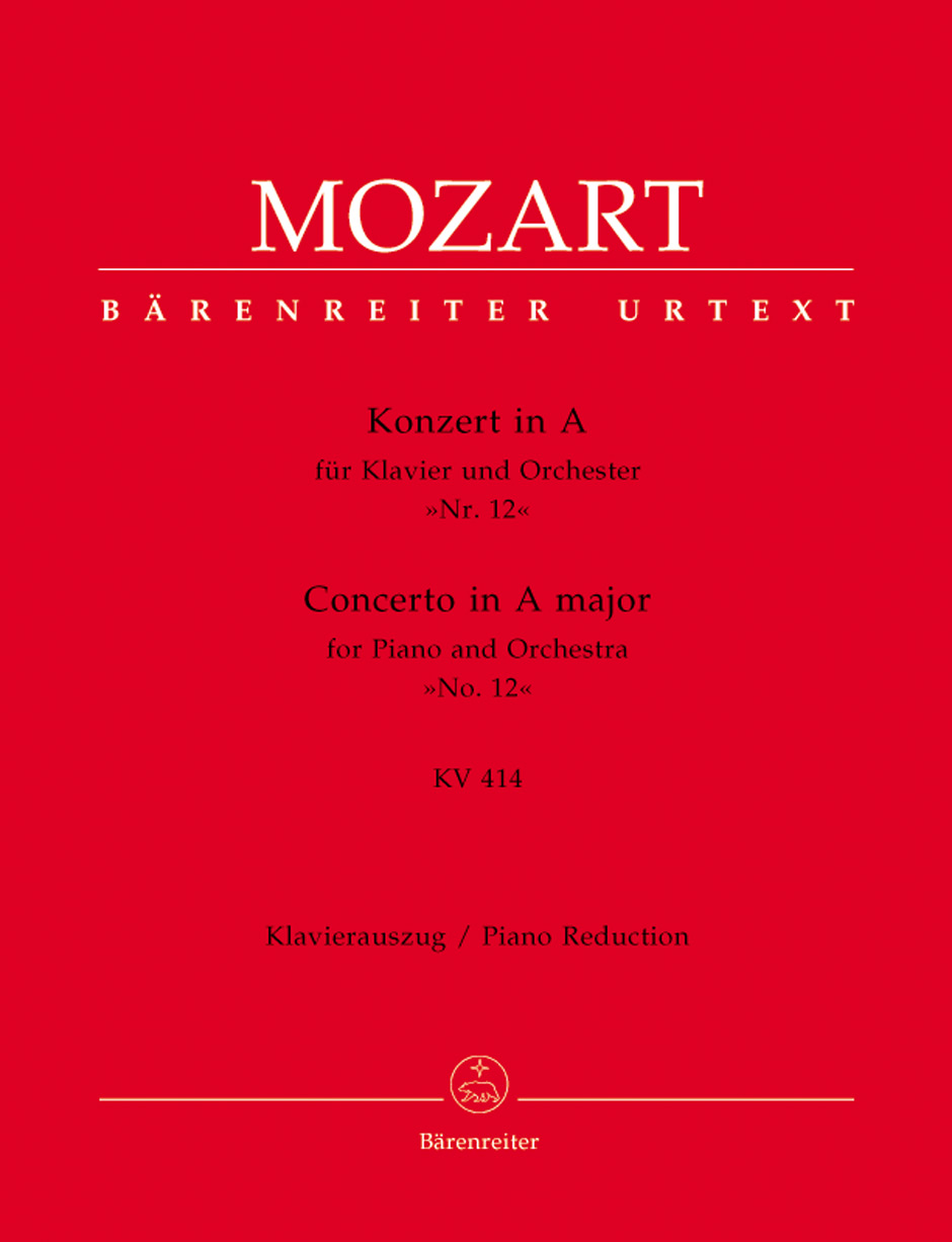 MOZART W.A. - CONCIERTO Nº12 LA M - KV.414 URTEXT