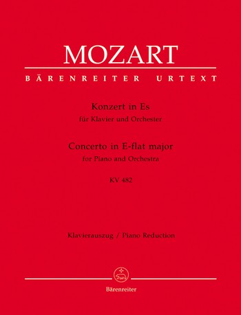 MOZART W.A. - CONCIERTO Nº22 MIb M URTEXT - KV.482