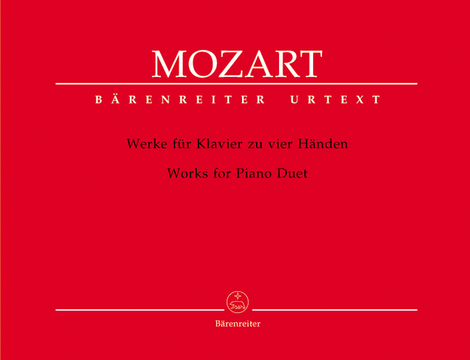MOZART W.A. - OBRAS PARA PIANO 4 MANOS URTEXT -