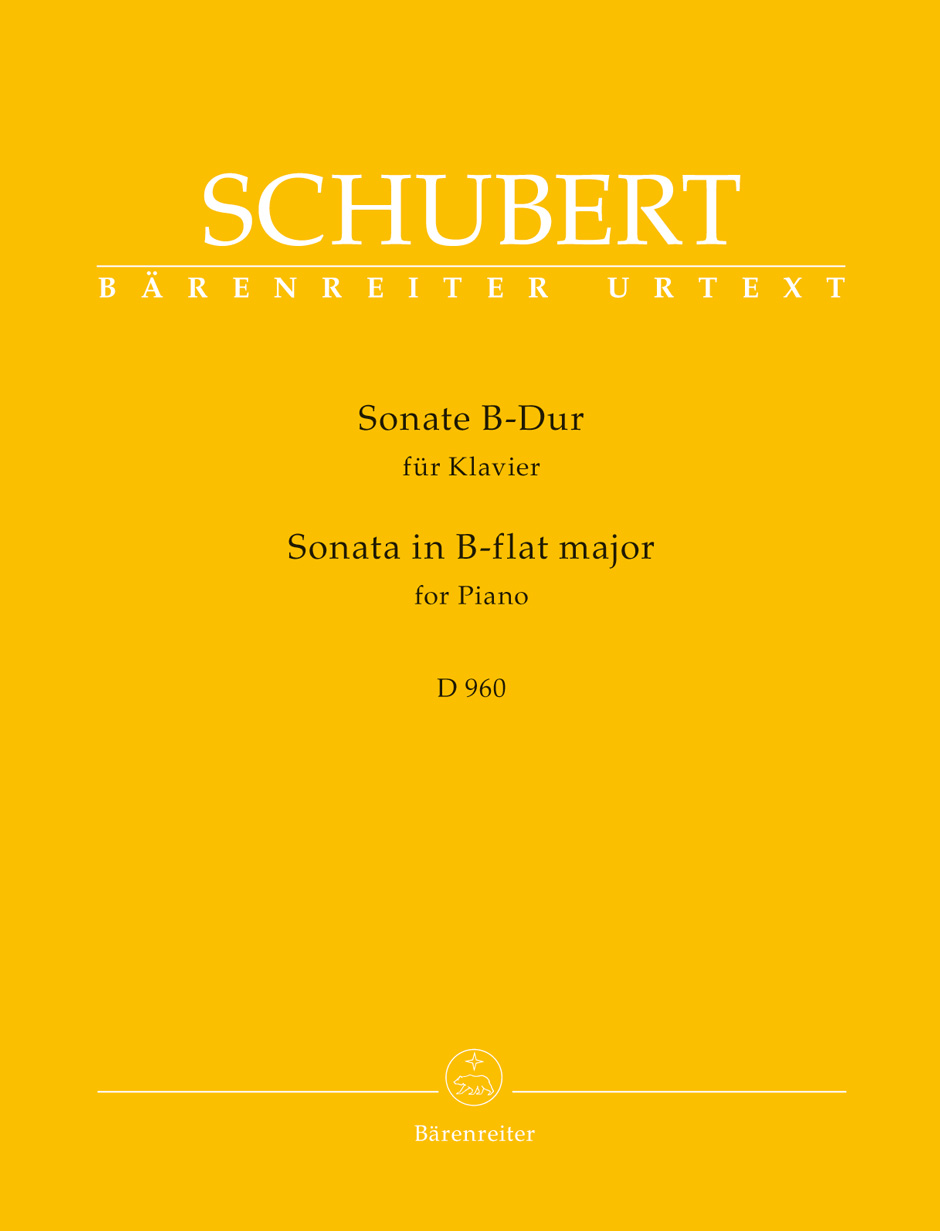 SCHUBERT F. - SONATA SIb M (D.960) URTEXT -