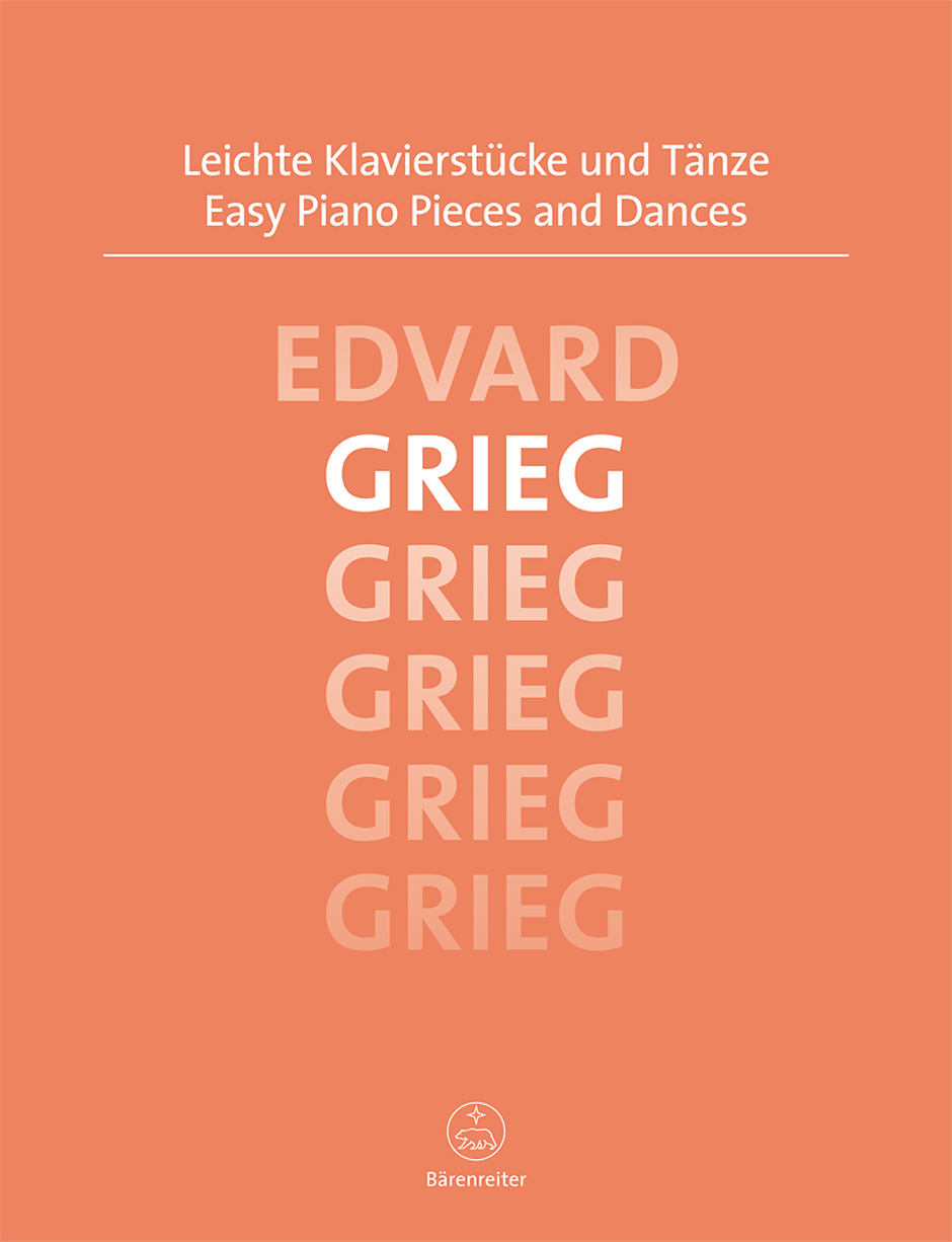 GRIEG E. - PIEZAS Y DANZAS PIANO FACIL
