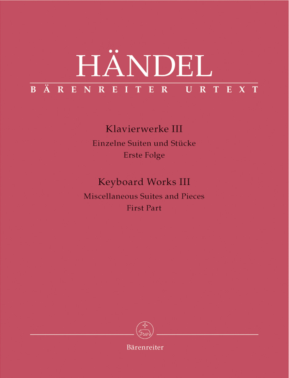 HANDEL G.F. - SUITES Y PIEZAS V.3 OBRA PIANO URTEXT